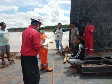 Pengecekan Suhu Karyawan dan Mitra kerja